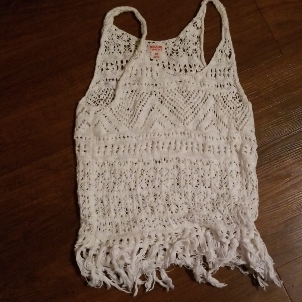 White crochet tanktop